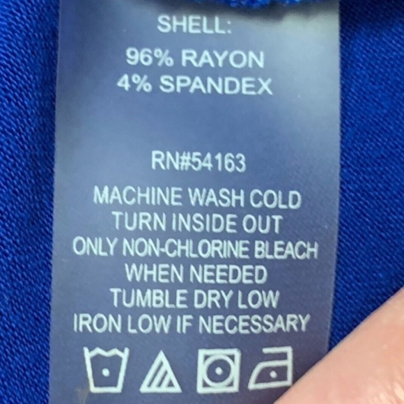 Calvin Klein Athleisure Casual Tank Dress Sz 8 Colorblock Blue Green Black #239J - Picture 6 of 6